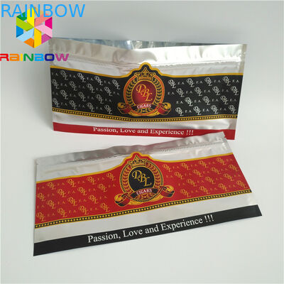 Wiederversiegelbare Plastikbeutel mit Reißverschluss, die klaren ganz eigenhändig geschrieben bereiften Zigarren-Nahrungsmittelspeicher verpacken