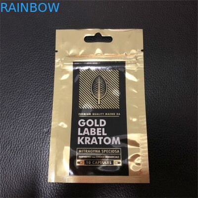 Drei Seiten-Dichtungs-Plastik-Plastikbeutel, die das Taschen-kundenspezifische Logo gedruckt verpacken