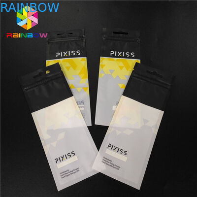 Geruch Beweis lamellierte Plastik mit Reißverschlussstehen oben Beutel-klares kundenspezifisches Drucklogo