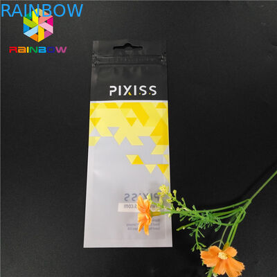 Mattgewohnheit druckte die Plastikbeutel, die Taschen-Heißsiegel Plastik mit Reißverschluss verpacken