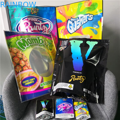 Der Geruch-Beweis, der Plastik ist, stehen oben Verpackenwiederversiegelbare taschen Beutel-Blumen-Plastik