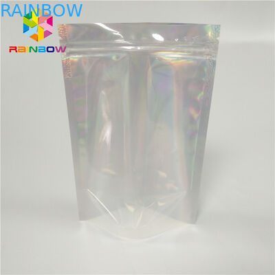Feuchtigkeitsfest stehen Sie oben Reißverschluss-Beutel recyclebare Taschen Doypack Plastik mit Reißverschluss mit runder Ecke