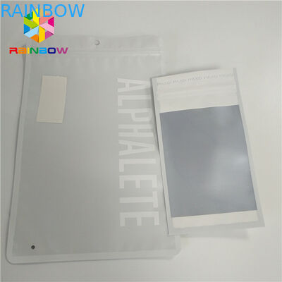 Feuchtigkeitsfest stehen Sie oben Reißverschluss-Beutel recyclebare Taschen Doypack Plastik mit Reißverschluss mit runder Ecke