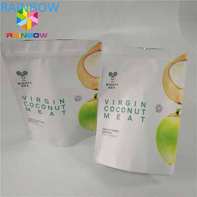 Aluminiumfolie-Plastik-Plastikwiederversiegelbare stehen oben Beutel Doypack für Imbiss-Kandiszucker-Verpackung