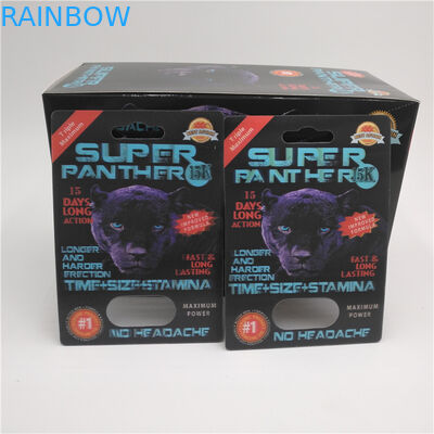 Schieben Sie Einsatz-Blasen-Karte Verpackenhaustier Material für männliche Verbesserungs-Pillen