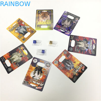 NASHORN 8/11/25 Leercontainer der Anzeigen-Blasen-Karten-Verpackungs-männlicher Verbesserungs-Leistungs-Pillen-3d