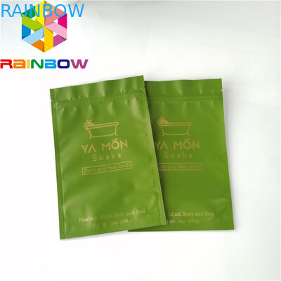 Folie gezeichnete Plastik stehen oben Reißverschluss-Beutel-Badesalz-Hautpflege-Verpackengravüren-Drucken