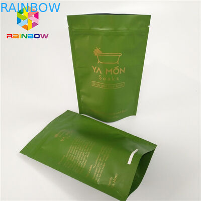 Folie gezeichnete Plastik stehen oben Reißverschluss-Beutel-Badesalz-Hautpflege-Verpackengravüren-Drucken