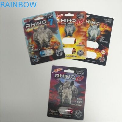 Schaukarton-Blisterpackung, die Drucken 3d für Mamba-männliche Verbesserungs-Pillen verpackt