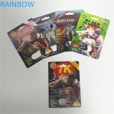 Schaukarton-Blisterpackung, die Drucken 3d für Mamba-männliche Verbesserungs-Pillen verpackt