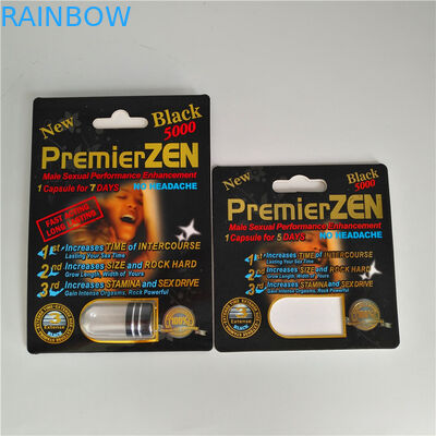 Blase Premizer Zen Blister Card Packaging Display, die für männliche Verbesserungs-Pillen verpackt, verpacken