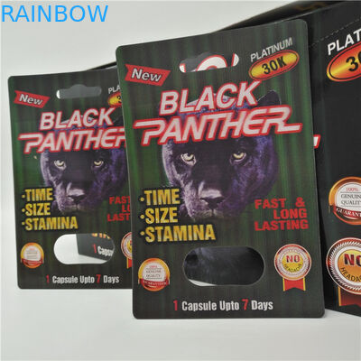 Dauerhafte Blasen-Karten-Verpackenmamba/Magnum 25k/steifer Pillen-Kapsel-Schaukarton Rox-Nashorn-69