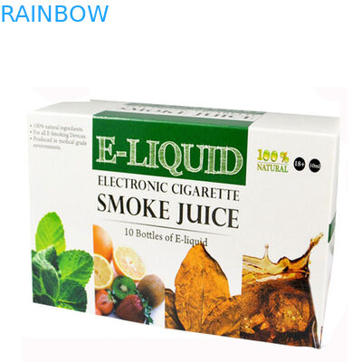 Faltbarer Papierkasten, der Flaschen-Aufkleber 10ml 15ml 30ml CBD flüssigen Öl-E verpackt