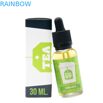 Faltbarer Papierkasten, der Flaschen-Aufkleber 10ml 15ml 30ml CBD flüssigen Öl-E verpackt