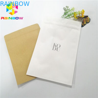 Lamellierte Plastikbeutel, die wiederversiegelbaren Nahrungsmittelgrad-Verpackungs-Beutel mit Reißverschluss verpacken