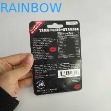 Recyclebare Blasen-Karten-Verpackennashorn-Papierschaukarton für männliche sexuelle Verbesserung