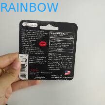 Recyclebare Blasen-Karten-Verpackennashorn-Papierschaukarton für männliche sexuelle Verbesserung