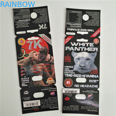 sexuelle Pille des Panther-7K, die weibliche Verbesserungs-Karten-kundenspezifisches Logo mit Schaukarton verpackt