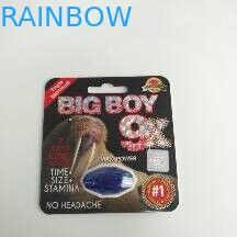 Gewohnheit druckte die Blasen-Karte, die großen Jungen/Nashorn-Mamba für Kapsel-/Diamant-Form-Behälter verpackt