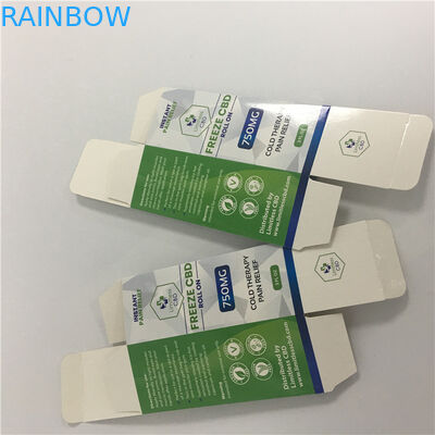 Gewohnheit CMYK druckte Verpackenkasten der Logo-weißen Pappecbd Vape
