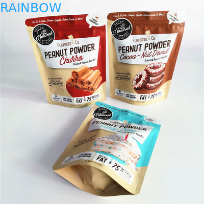 Aluminiumfolie-Taschen-feuchtigkeitsfeste Beutel des Pulver-8oz besonders angefertigt für Nahrungsmittelverpackung