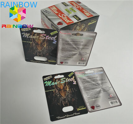 UVdruckblasen-Karte, die CBD-Öl-Flaschen-Papier-Blasen-Karten/elektronische Vape-Patrone verpackt