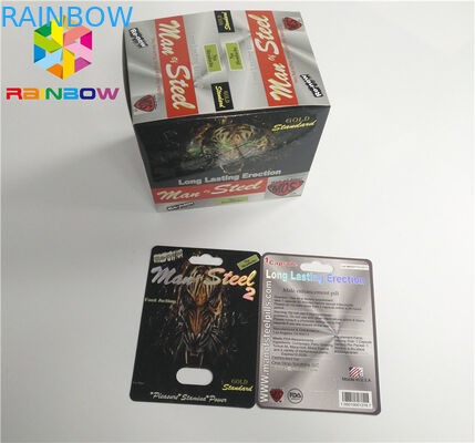 UVdruckblasen-Karte, die CBD-Öl-Flaschen-Papier-Blasen-Karten/elektronische Vape-Patrone verpackt