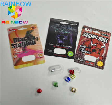 UVdruckblasen-Karte, die CBD-Öl-Flaschen-Papier-Blasen-Karten/elektronische Vape-Patrone verpackt