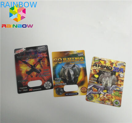 Kapseln Sie die Plastikkarte pp. 3D einzelne Druck/Doppelt-Pillen-Loch für Nashorn 69 ein