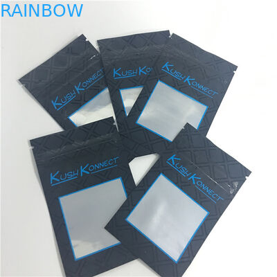 Folien-Plastik-Kräuterweihrauch-mit Reißverschluss Verpackengewohnheit druckte Stärke des Mikrometer-120-140