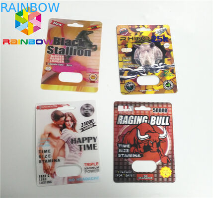 Kapsel-Behälter-Blasen-Karten-Verpackensex-Pillen-Energie-Pflüger 69 7 3d 6000