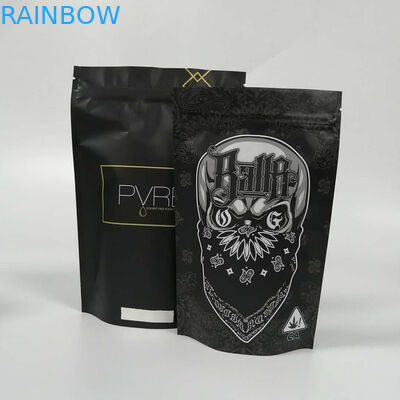 Medizinische Plastikbeutel Cbd, die Geruch verpacken, prüfen 1/4oz 1/2oz 1oz mit Fenster/Reißverschluss