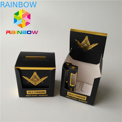 Kundengebundene Patronen-Plastik-Taschen Entwurf Cbd Vape, die Mattoberflächenende verpacken