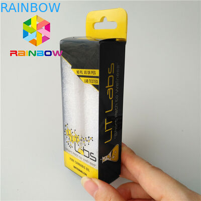 Kundengebundene Patronen-Plastik-Taschen Entwurf Cbd Vape, die Mattoberflächenende verpacken