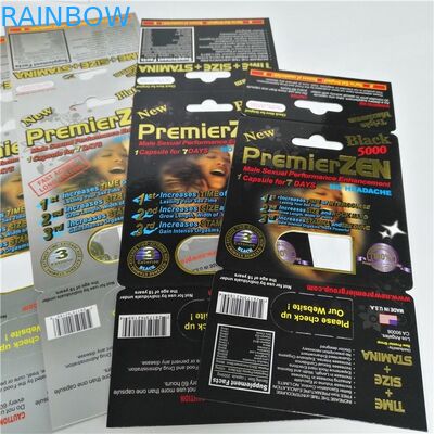 Schaukarton dauerhafte Blasen-Karten-Verpackenpremier-Zen Male Enhancement Pills