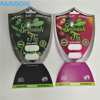 Sex-Pillen-Blasen-Karte, die Verbesserungs-Pillen-Verpacken der spanischen Fliegen-2000 das männliche verpackt