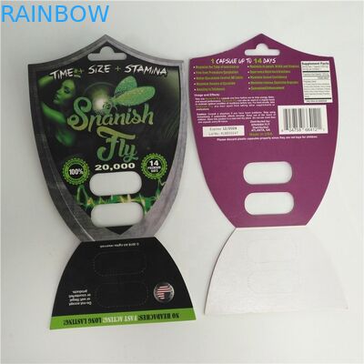 Sex-Pillen-Blasen-Karte, die Verbesserungs-Pillen-Verpacken der spanischen Fliegen-2000 das männliche verpackt