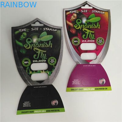 Sex-Pillen-Blasen-Karte, die Verbesserungs-Pillen-Verpacken der spanischen Fliegen-2000 das männliche verpackt