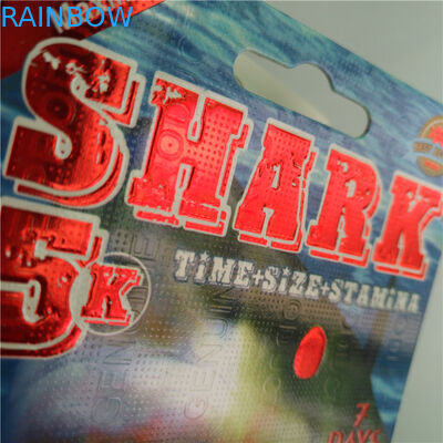 Papierblasen-Karten-verpackender männlicher Verbesserungs-Pillen-Satz mit Plastikkugel