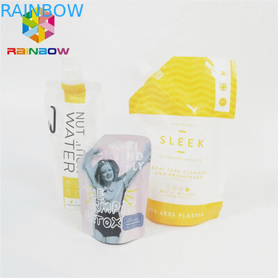 Leck-Beweis-Tüllen-Beutel, der glatter flüssiger die Getränk-Oberflächensaft-Nylontasche lamelliert verpackt