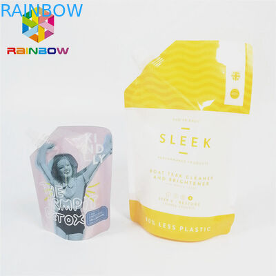 Glattes Endnylonflüssige stehen oben Tüllen-Beutel-Säuglingsnahrungs-Verpackenpressungs-Tasche