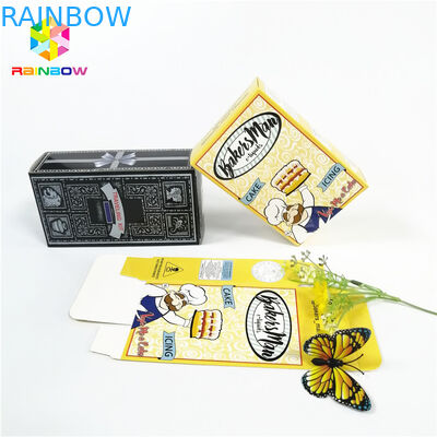 Recyclebare kundenspezifische Logoentwurfsmarke druckte heiße stempelnde Papierkartenuvkästen mit Fallloch für Geschenkkosmetik