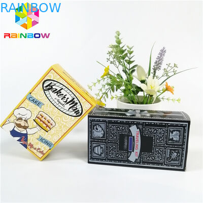 Glatte glänzende heiße stempelnde Verpackenkartenkästen der Soem-Markenlogo-Drucksachekasten-Geschenkkosmetikwimper