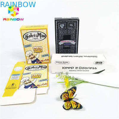 Verpackenkartenkästen der glatten glänzenden Soem-Entwurfslogodrucksache-Kartenkasten-Geschenkkosmetikwimper