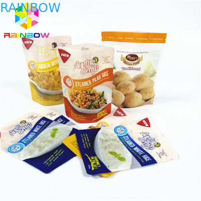 Soße gedämpfte Plastikbeutel, die das Kochen verpacken, Vakuumspeicher-Reißverschluss-Verschluss kochend