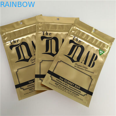 Geruch-Beweis stehen oben kindersichere gummiartige das Siegelverpacken 1OZ der Reißverschluss-Beutels-3 Seite