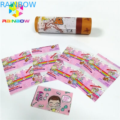 Rosa klebende Stickersshrink-Verpackung Sleeves materielle Gewohnheit PVCs gedruckt für Flaschen-Kasten