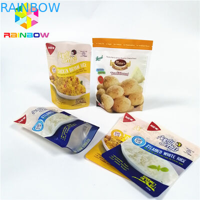 Hitzebeständige kochende Retorten-Plastikbeutel, die das lamellierte kundenspezifische Logo gedruckt verpacken