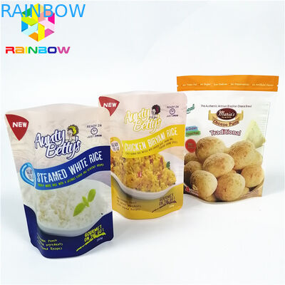 Hitzebeständige kochende Retorten-Plastikbeutel, die das lamellierte kundenspezifische Logo gedruckt verpacken