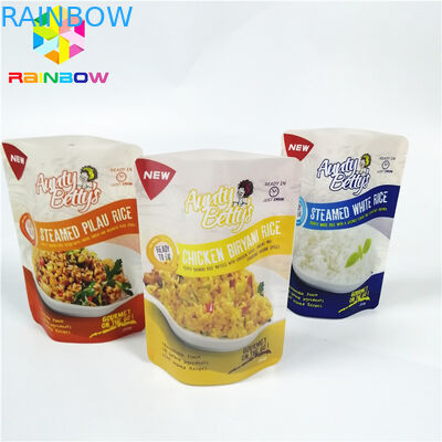 Hochtemperaturvakuumspeicher-Taschen-transparenter Retorten-Beutel für das Soße gedämpfte Reis-Verpacken